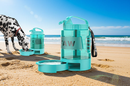 Dog Water Bowl Dispenser Travel Dog Bowls for Camping Dog Park Hiking 77OZ Dog Water Dispenser with Pull-Out Travel Water Bowls for DogsDog Travel Water Bowl Dispenser Pet Dog Water BottleBPA Free